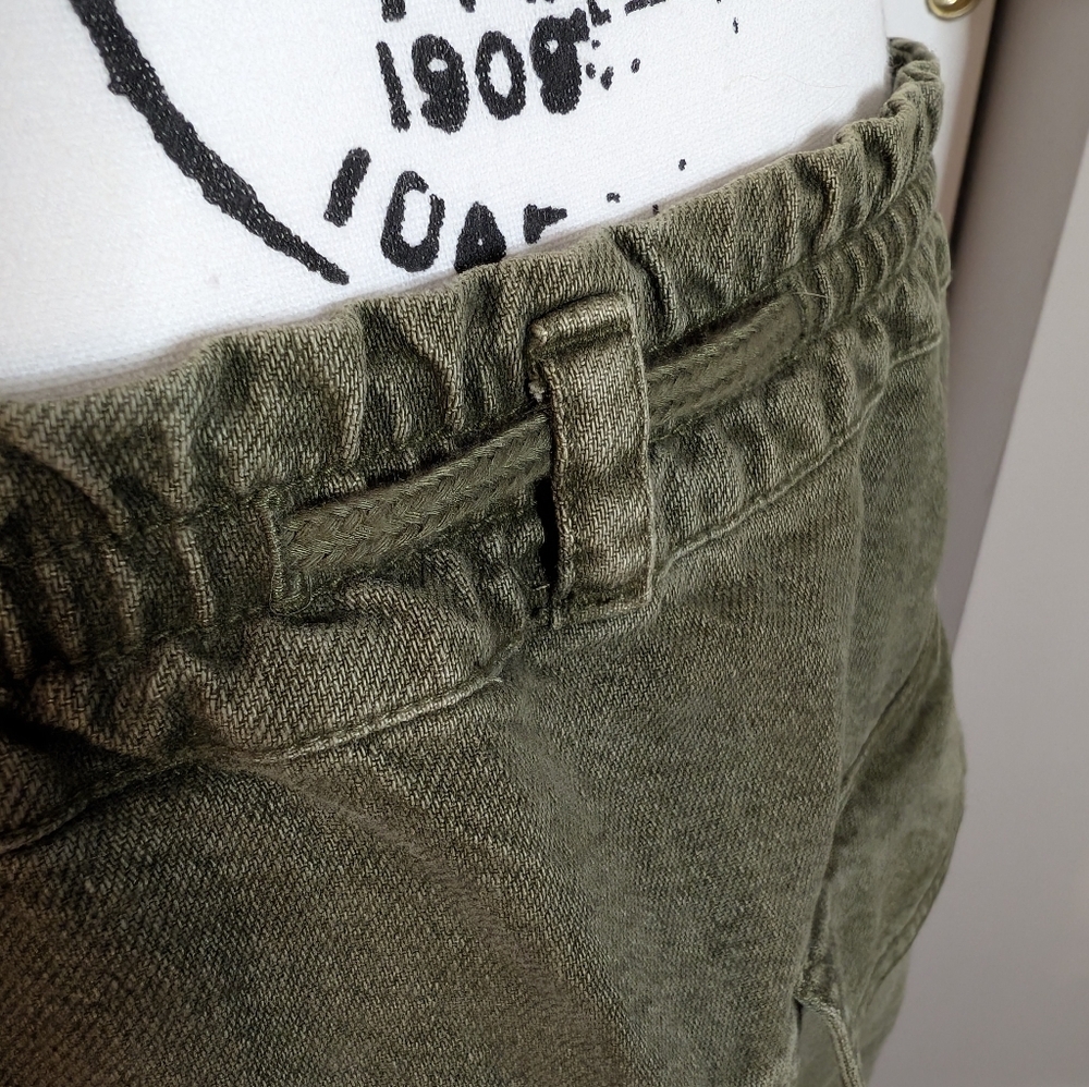 Free People Denim Drawstring Pocket Midi Skirt - Picture 5 of 10